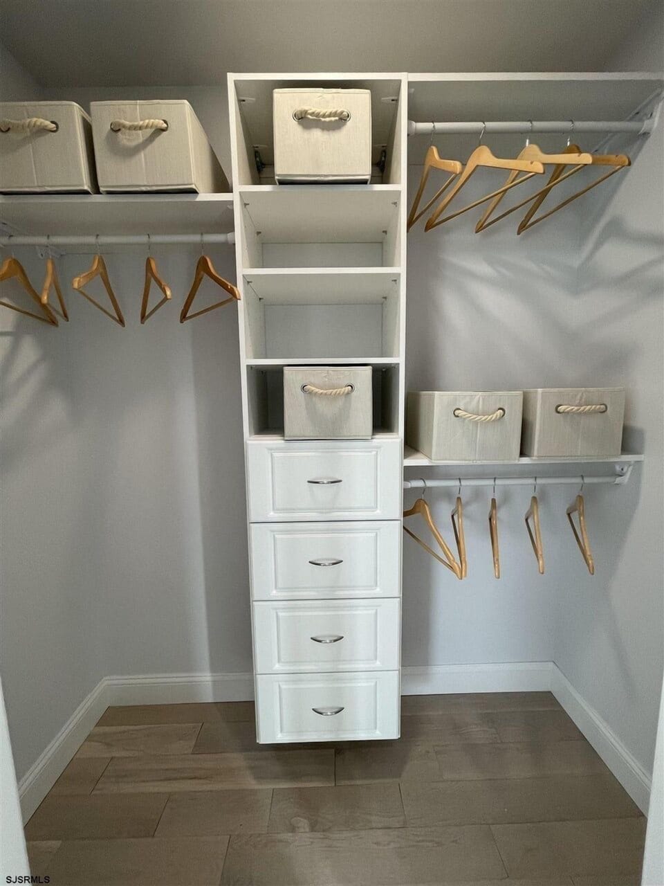 Ample closet space