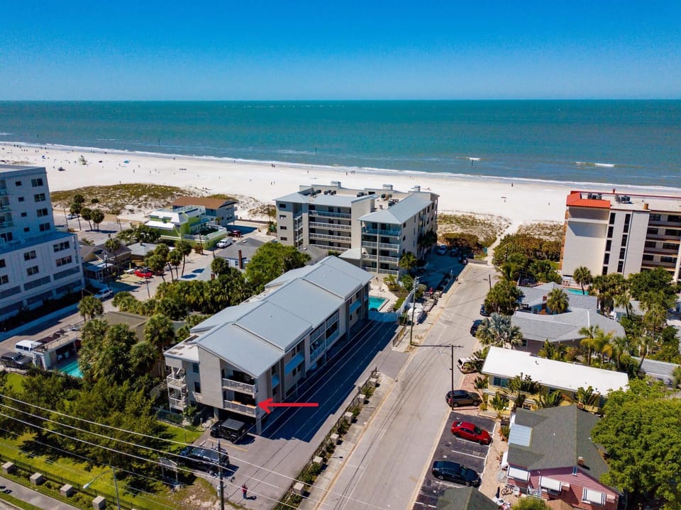 You are steps from the Sand