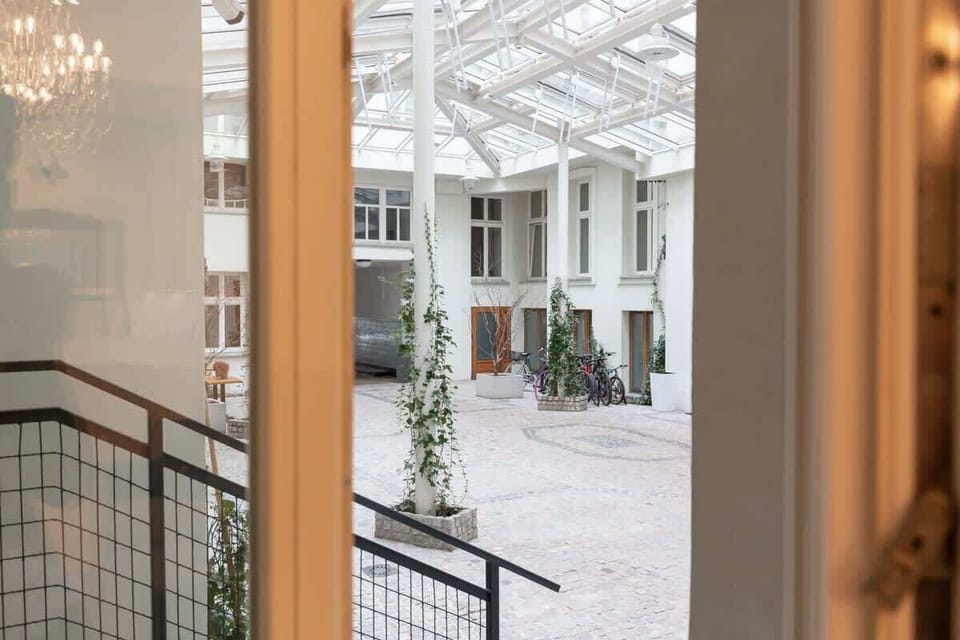 Unique property building. 