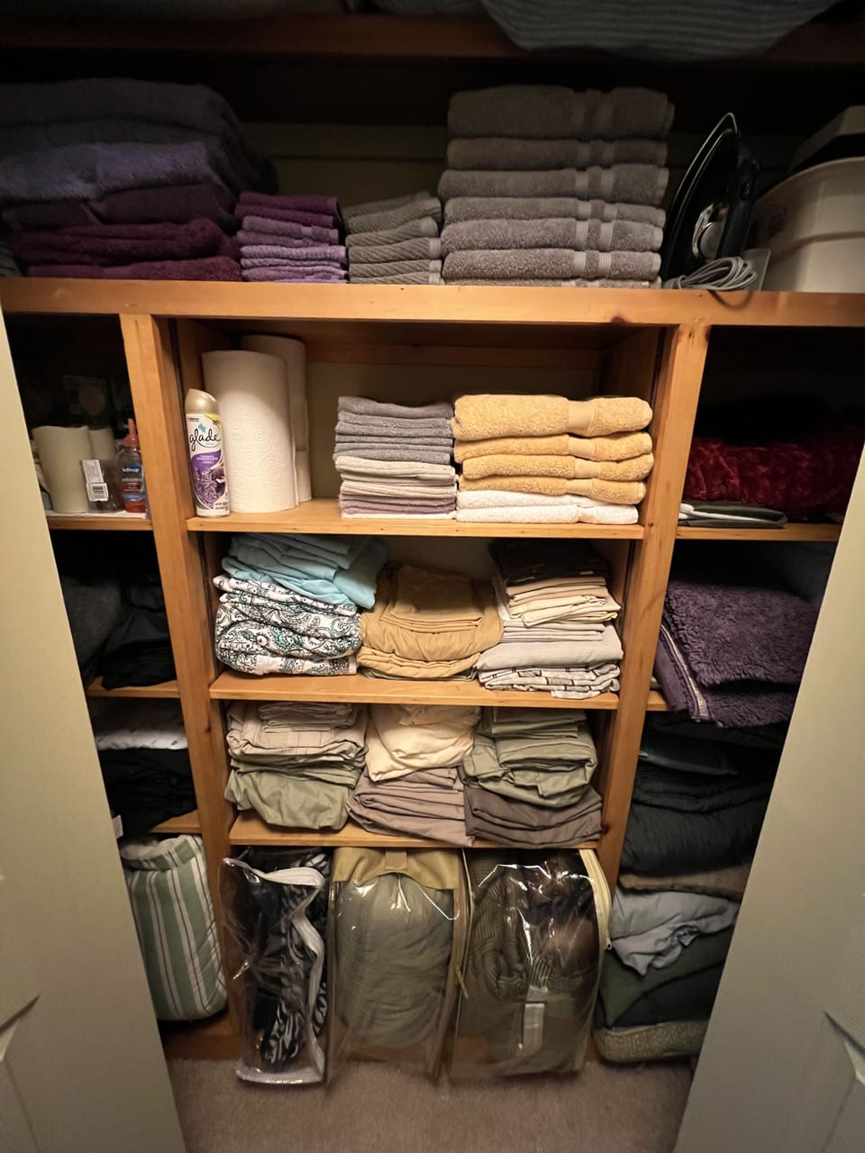 Private linen closet with everything you may need