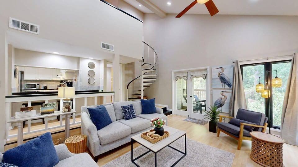 Living Room with Access to Private Balcony