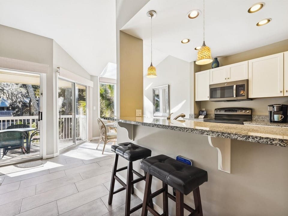 Kitchen with Breakfast Counter at 705 Barrington Park