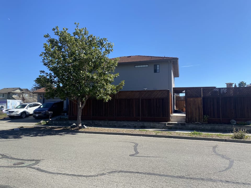 view of house form the park 