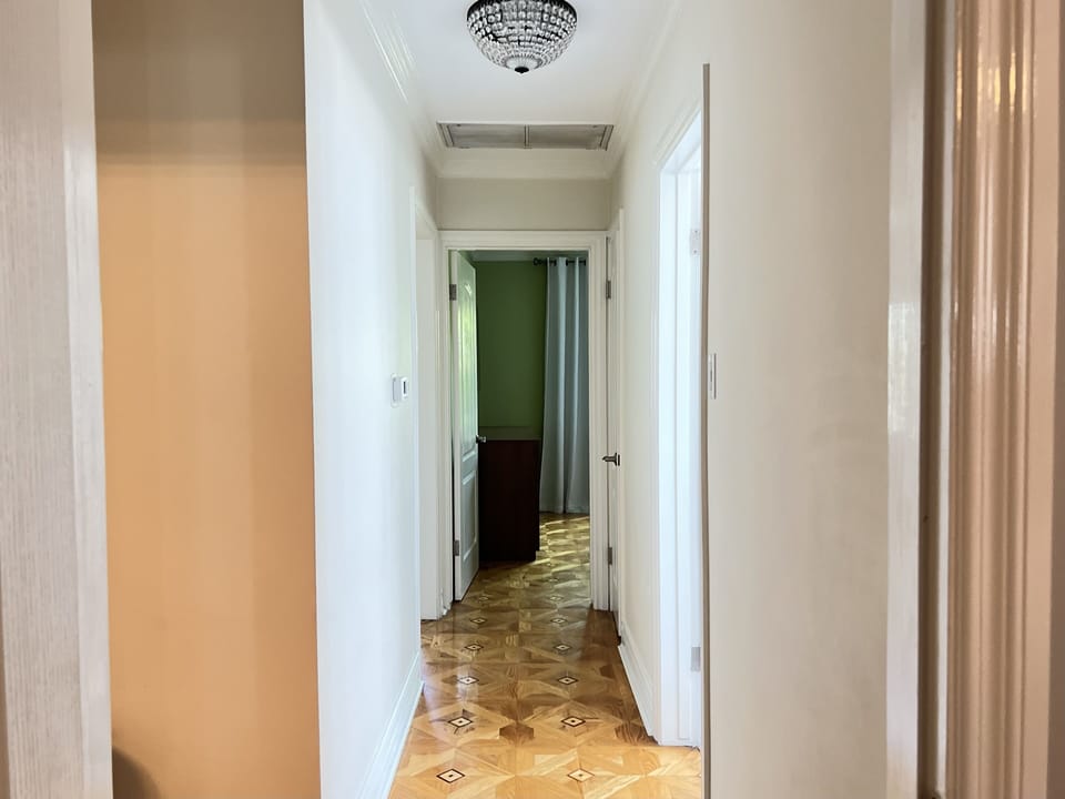 Hallway to bedrooms and bathrooms.