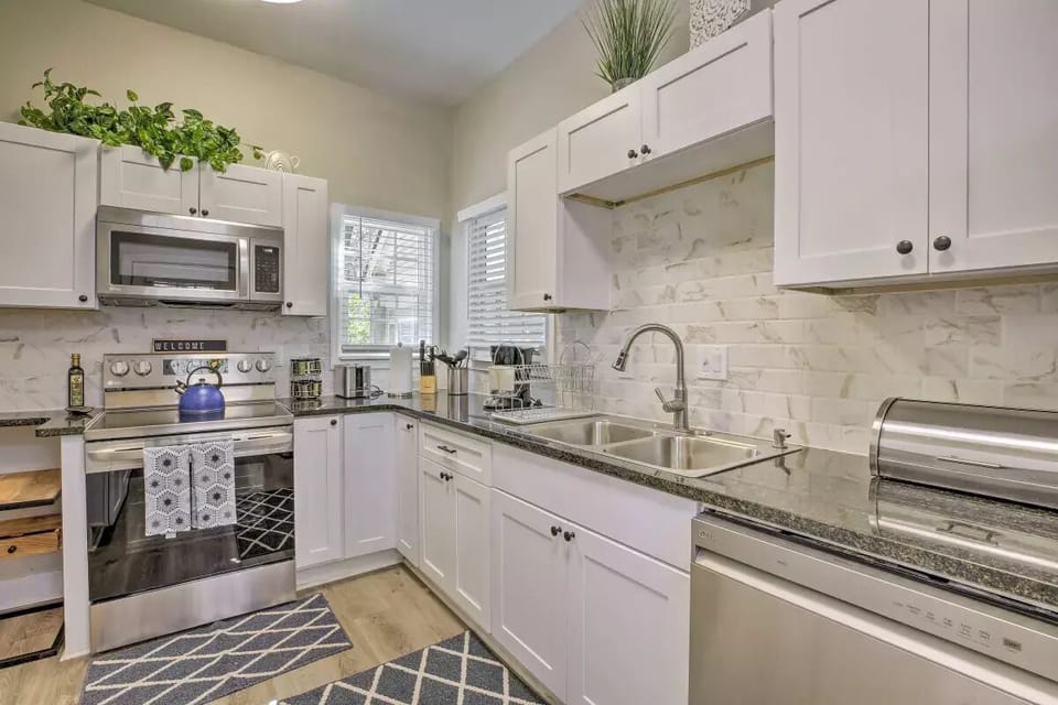 What more could you want in this custom designed kitchen..
