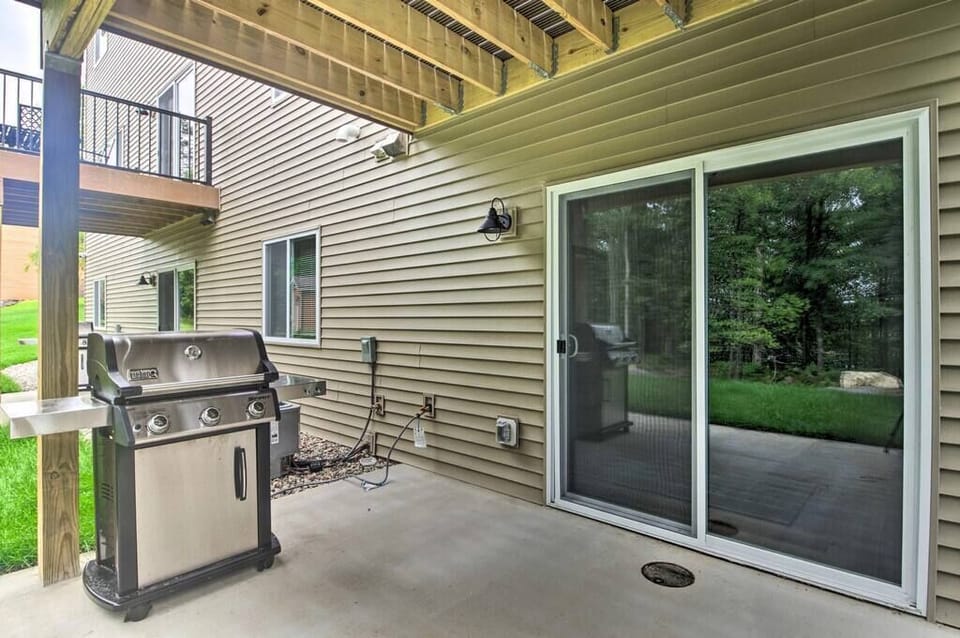 Lower patio