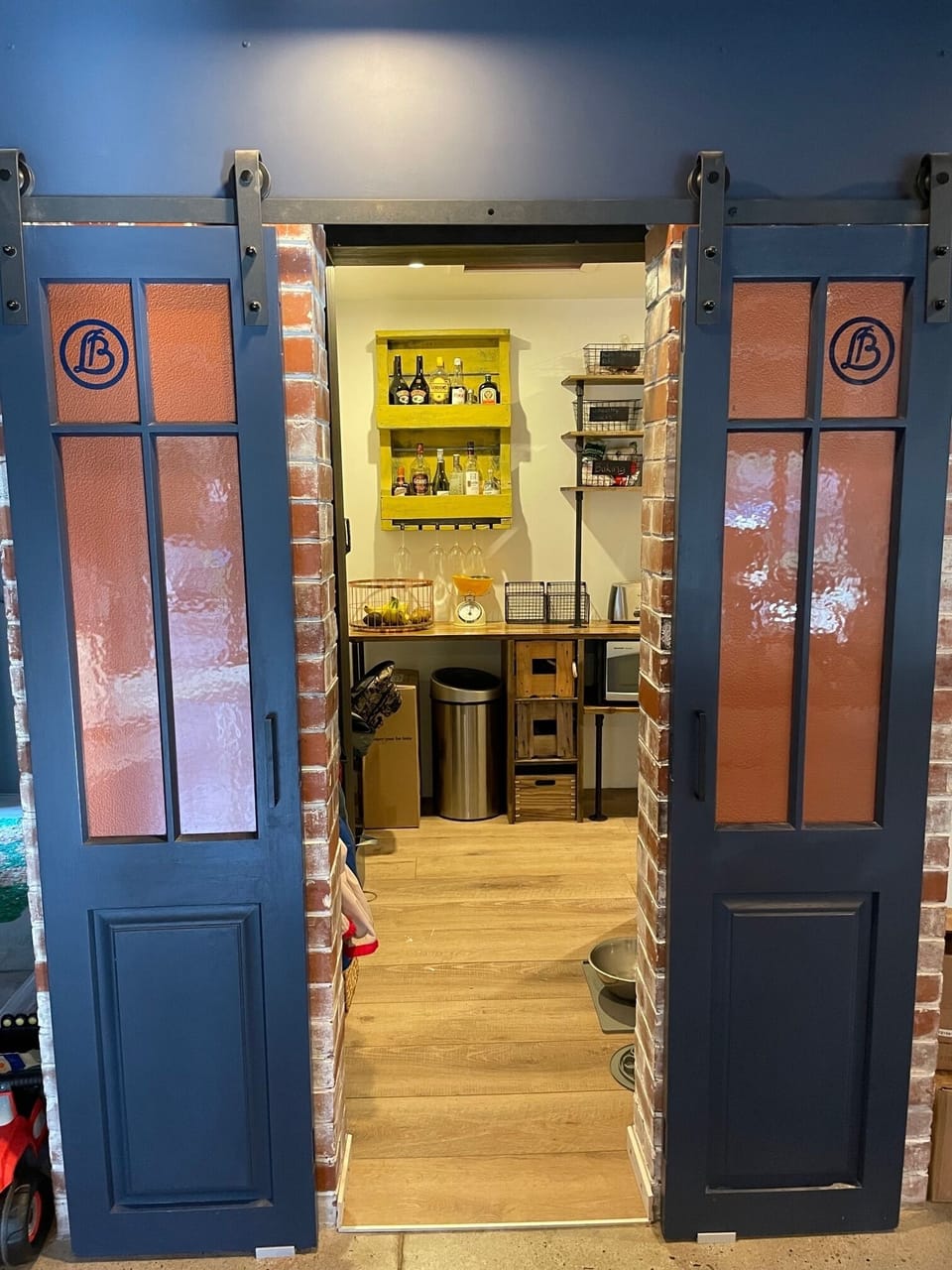 Entrance to the scullery