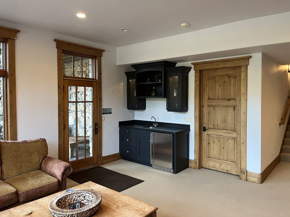 Downstairs Family Room with Bar
