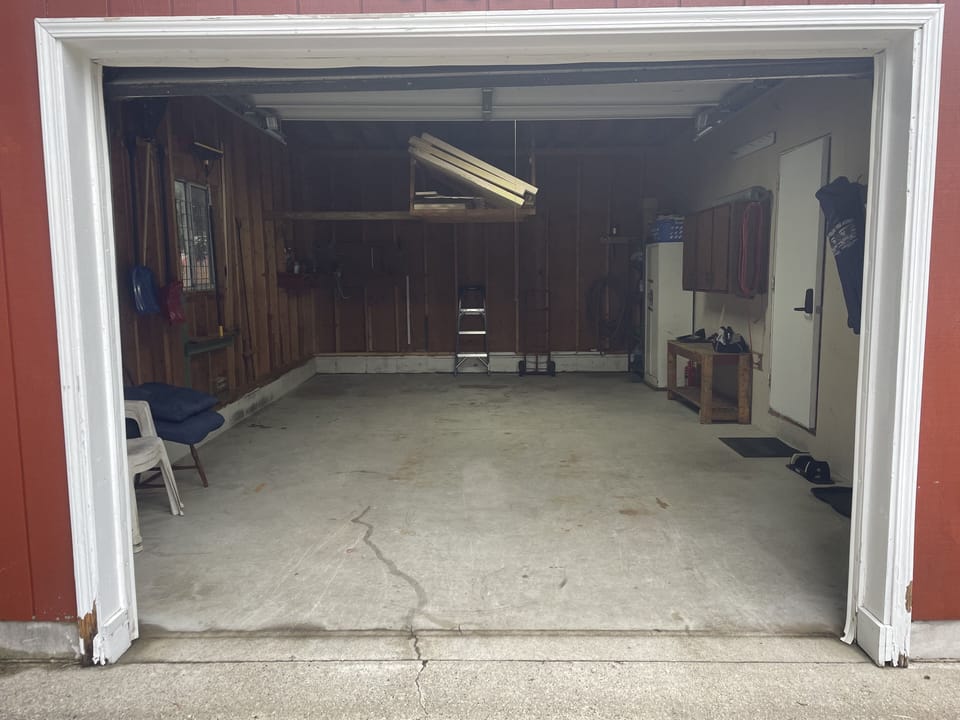 Use the garage to keep your summer and winter toys.