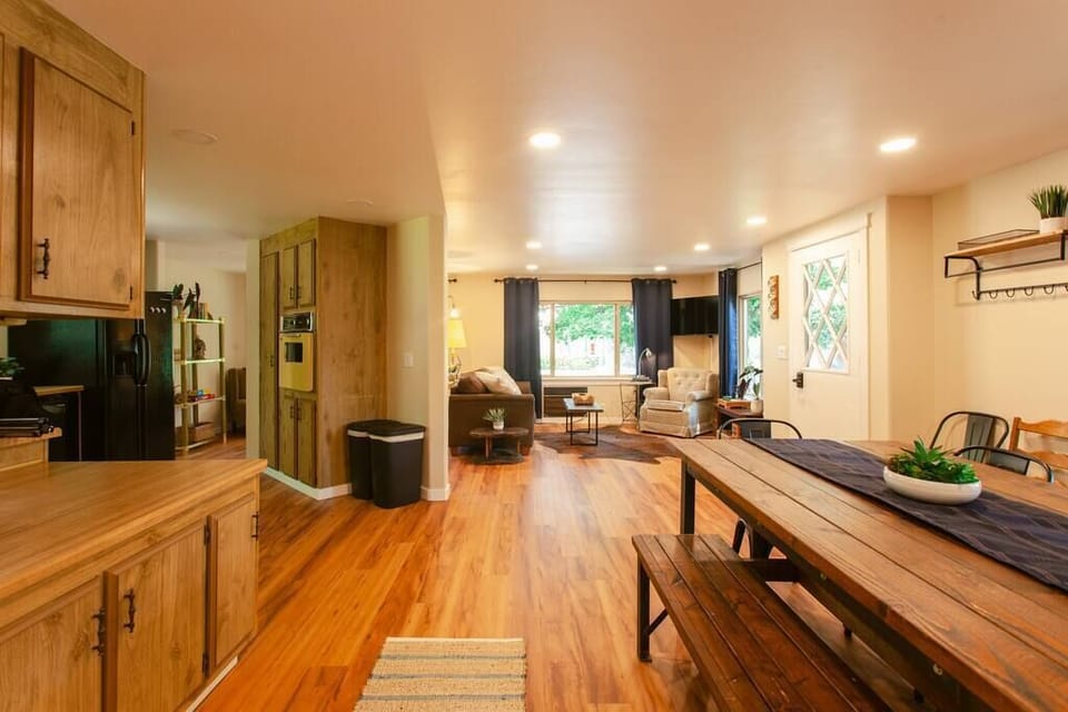 A spacious living area to relax and connect.