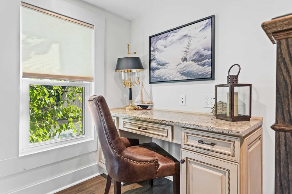 2nd Floor workspace with reliable ethernet, perfect for getting things done.