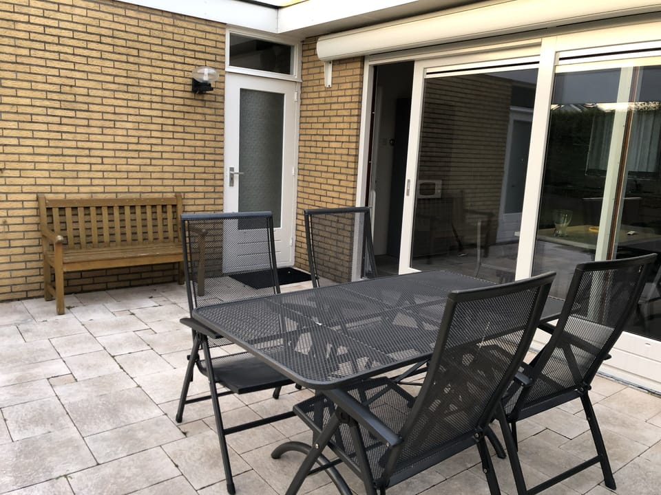 Outside dining area