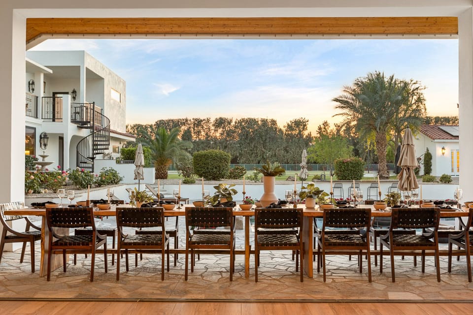 Outdoor dining