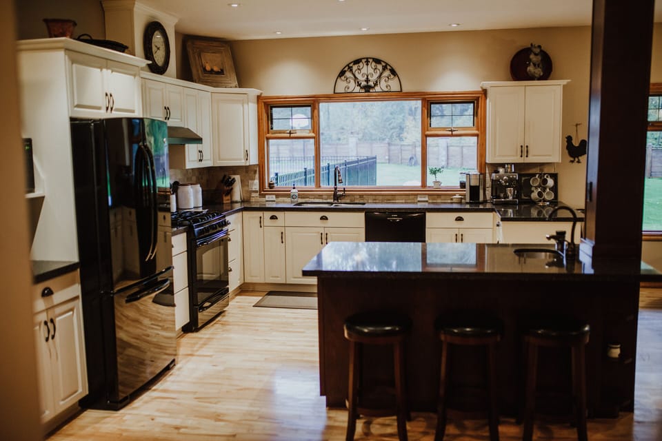 well equipped kitchen