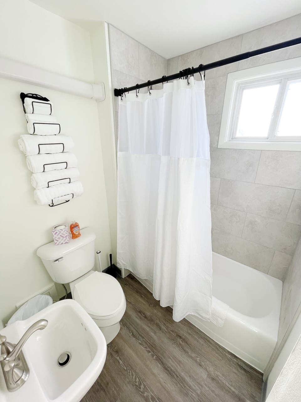 Bright bathroom
