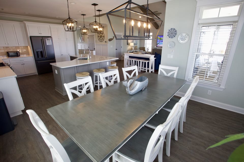 Dining table for eight