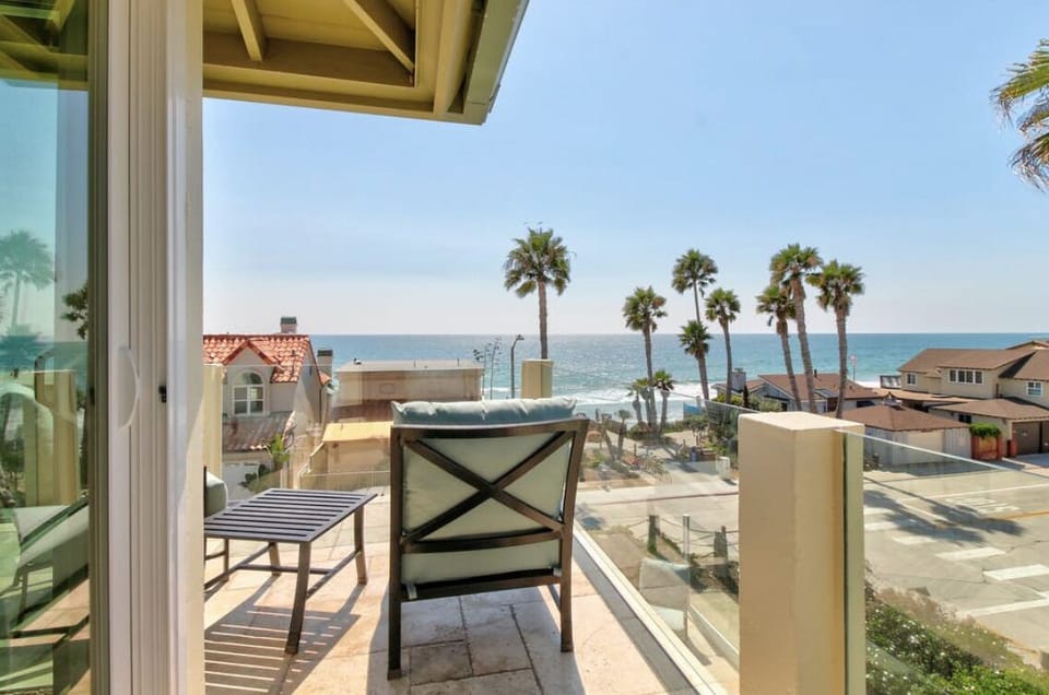 View from the patio furniture.
