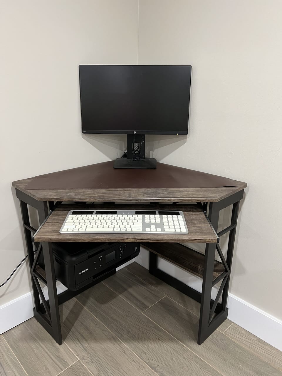 Designated workspace. Wifi printer available. 