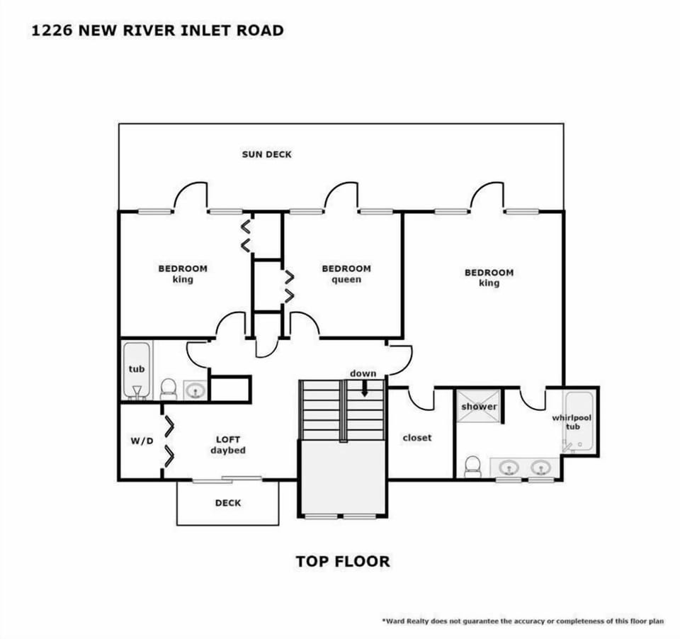 A Dream Come True Floor Plan - Top Floor