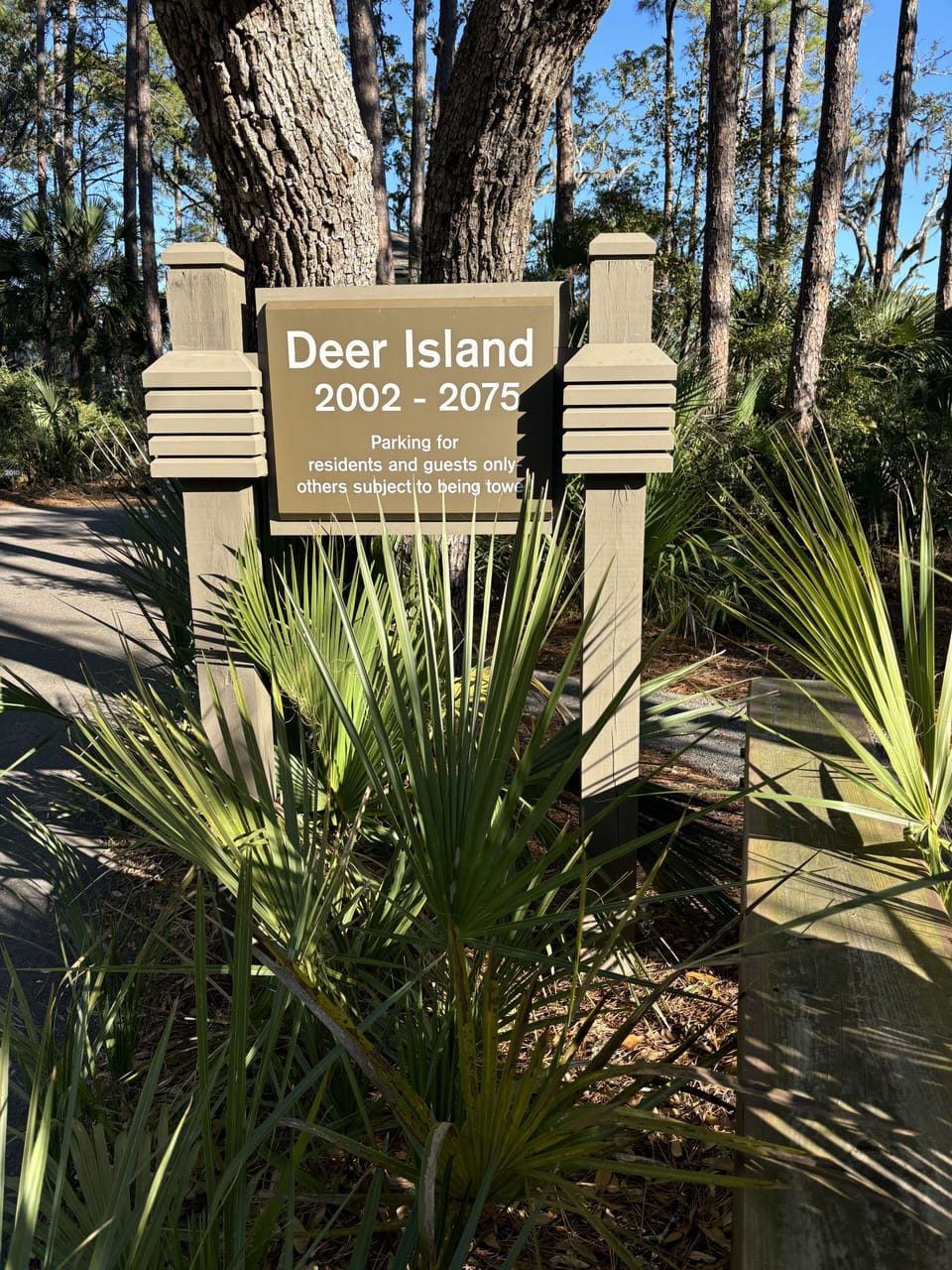 Deer Island is located on a Forest Preserve