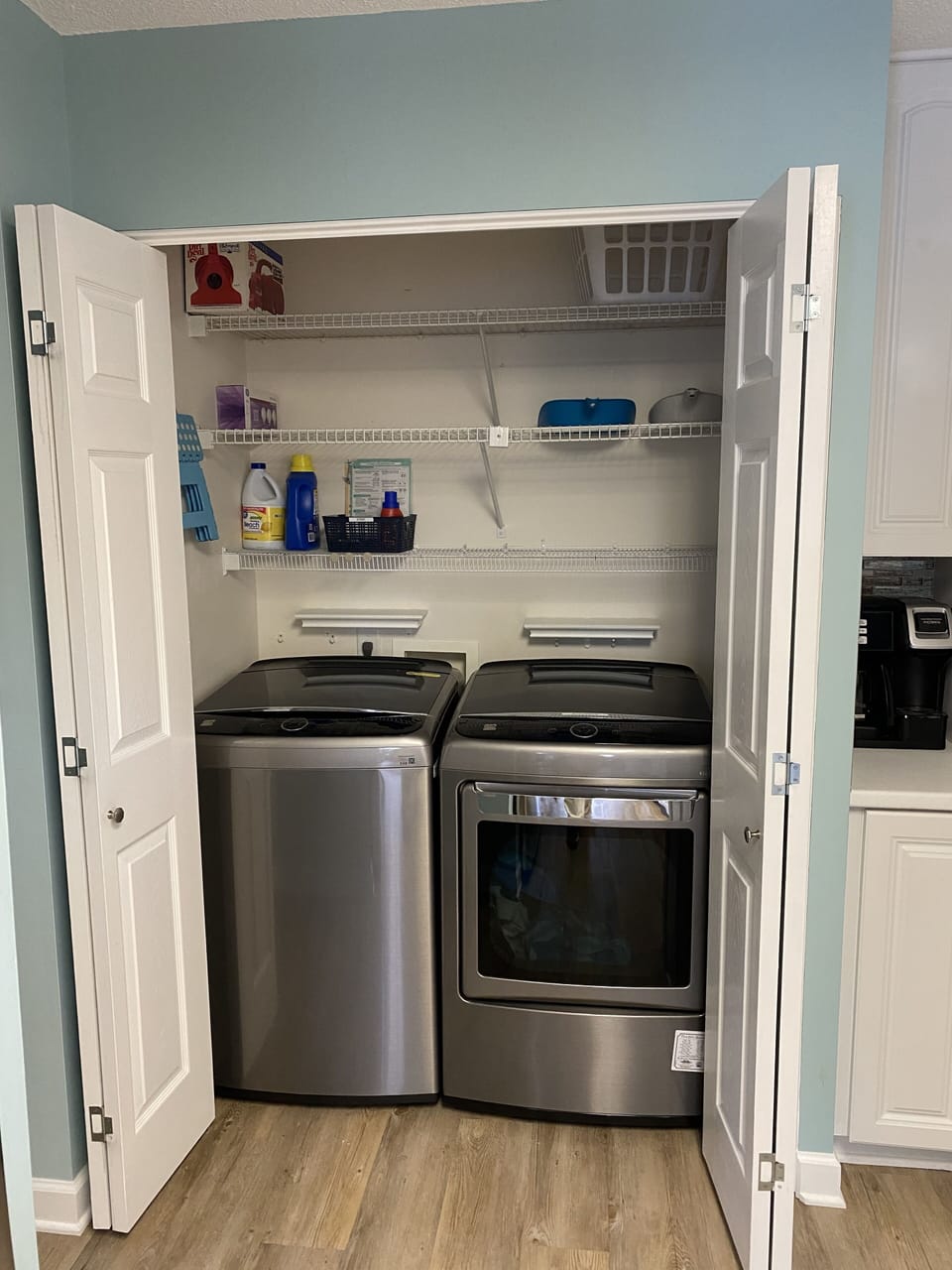 washer and dryer