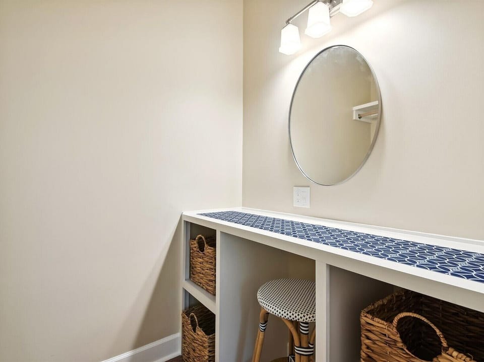Vanity Area in Guest Closet at 5 Ketch