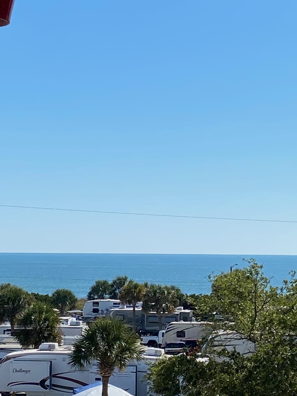View from second floor deck