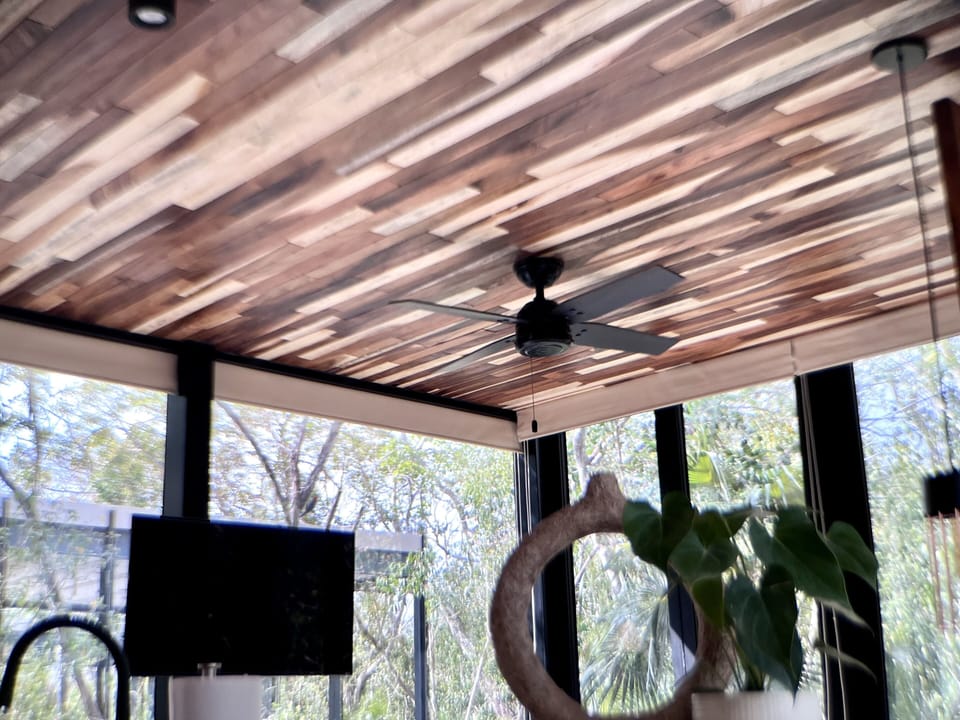 Beautiful regional wood details in Lofts like this ceiling. 