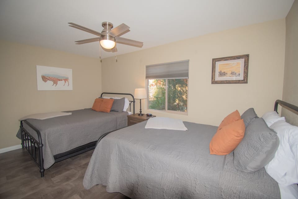 Downstairs Two Queen Bedroom