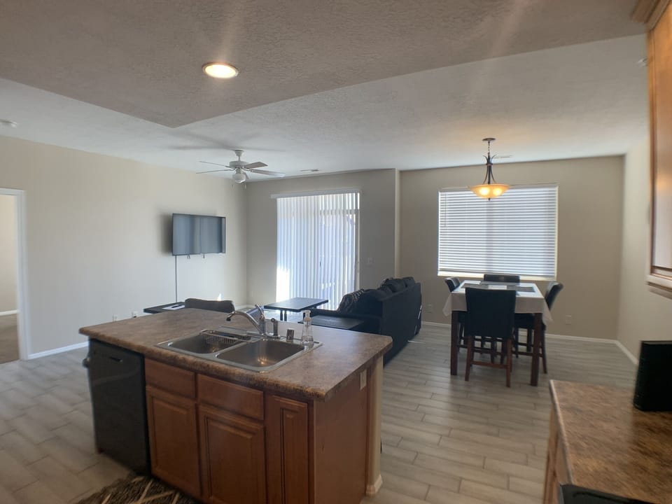 Kitchen to Living Area