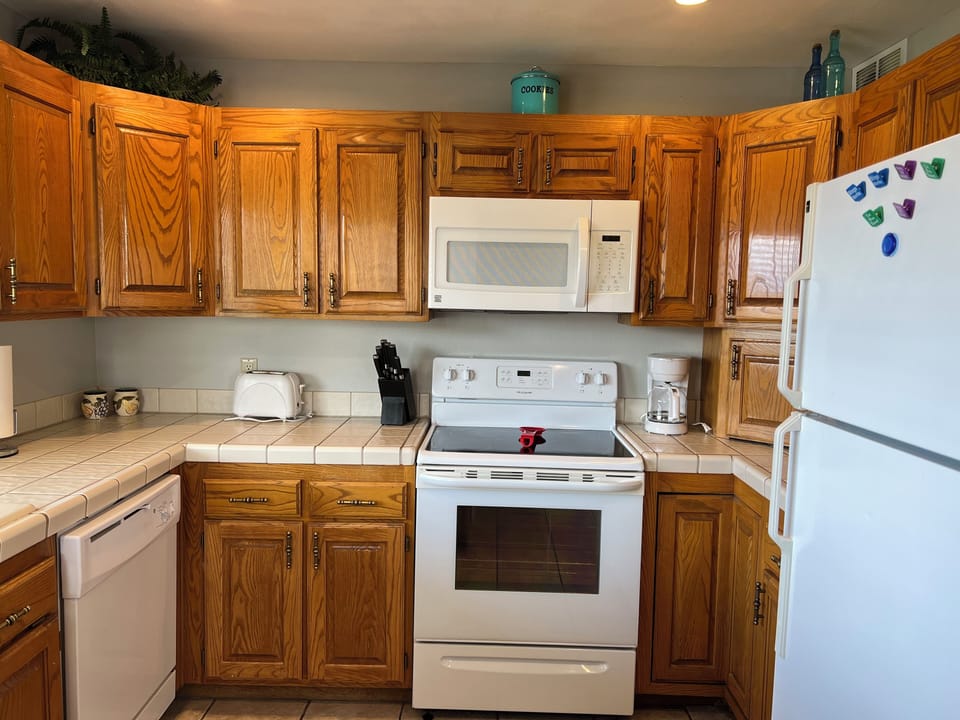 Well stocked kitchen