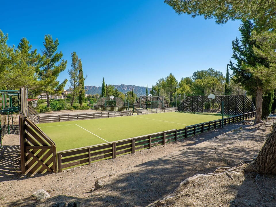 Tree, Net, Fence, Shade, Landscaping, Lawn, Park, Artificial Turf, Tennis Court