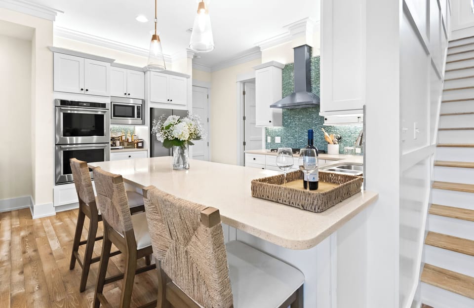 You'll love preparing meals in this bright, open kitchen.