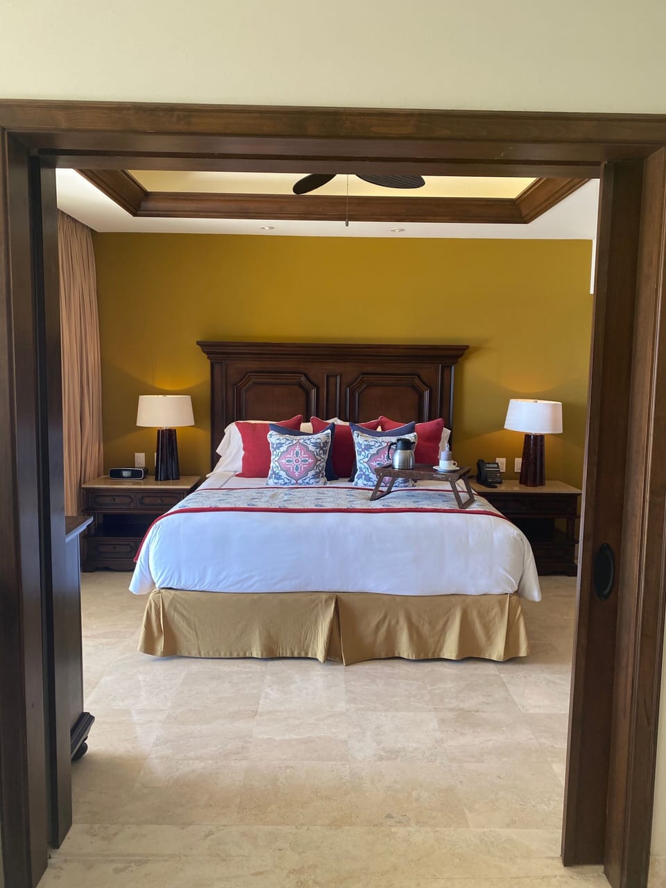 Privacy doors to separate living areas. (Not Stock Photos)