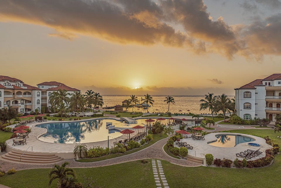 Part of resort