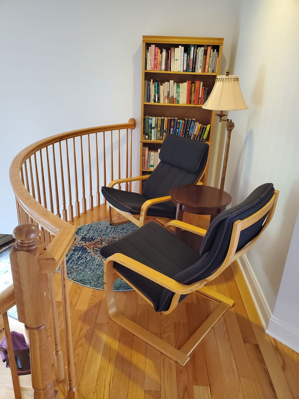 Reading area above entry 