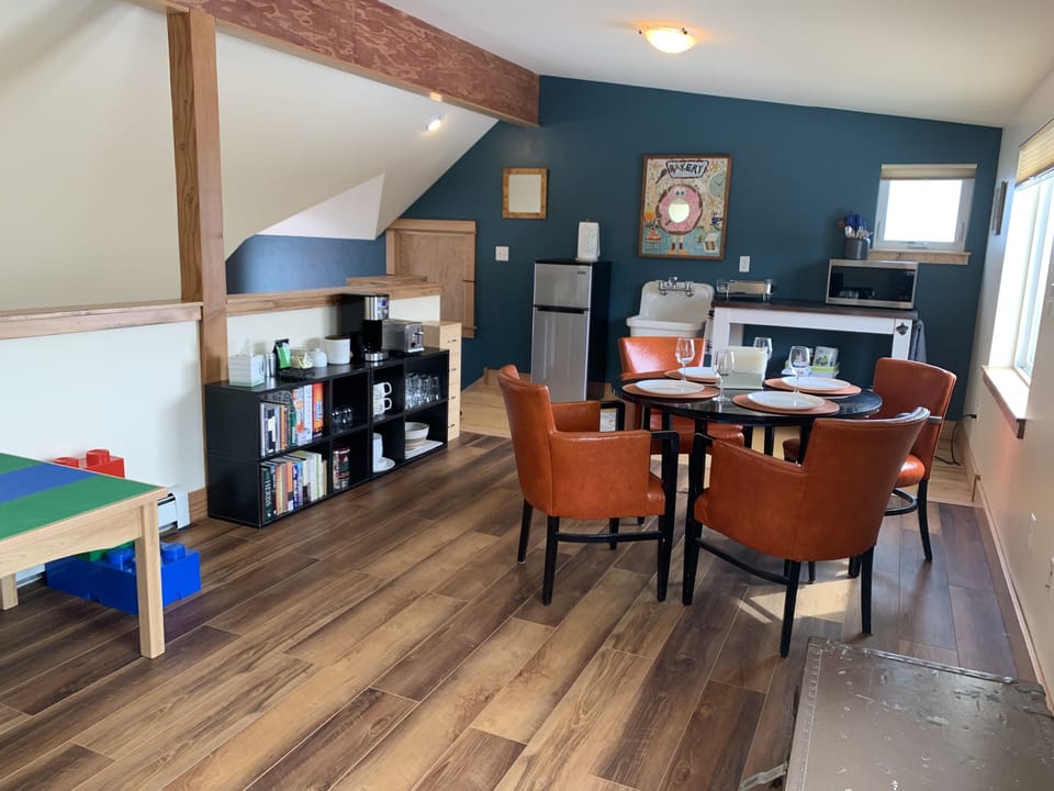 large loft area