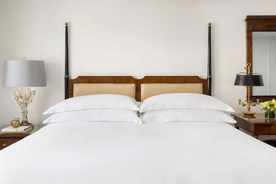 Sink into cloud-soft pillows for a perfect night’s sleep.