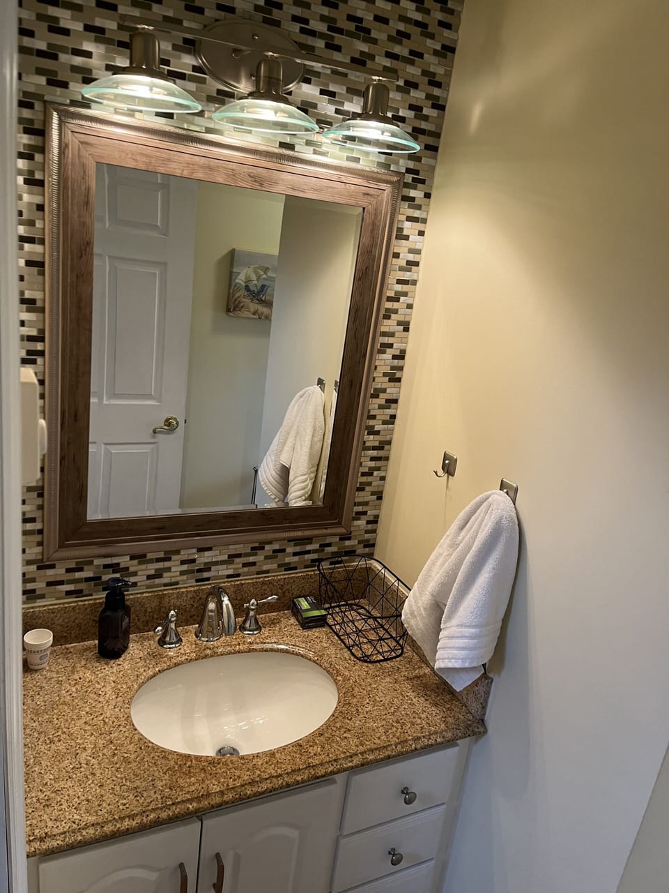 Modern bathroom, walk-in shower