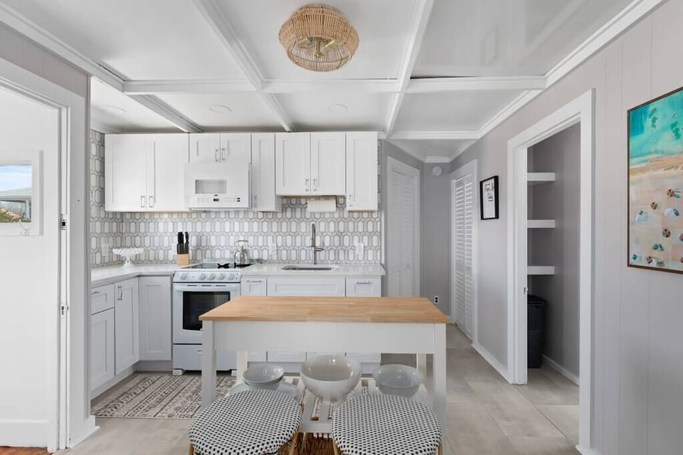 Second Floor Kitchen with island