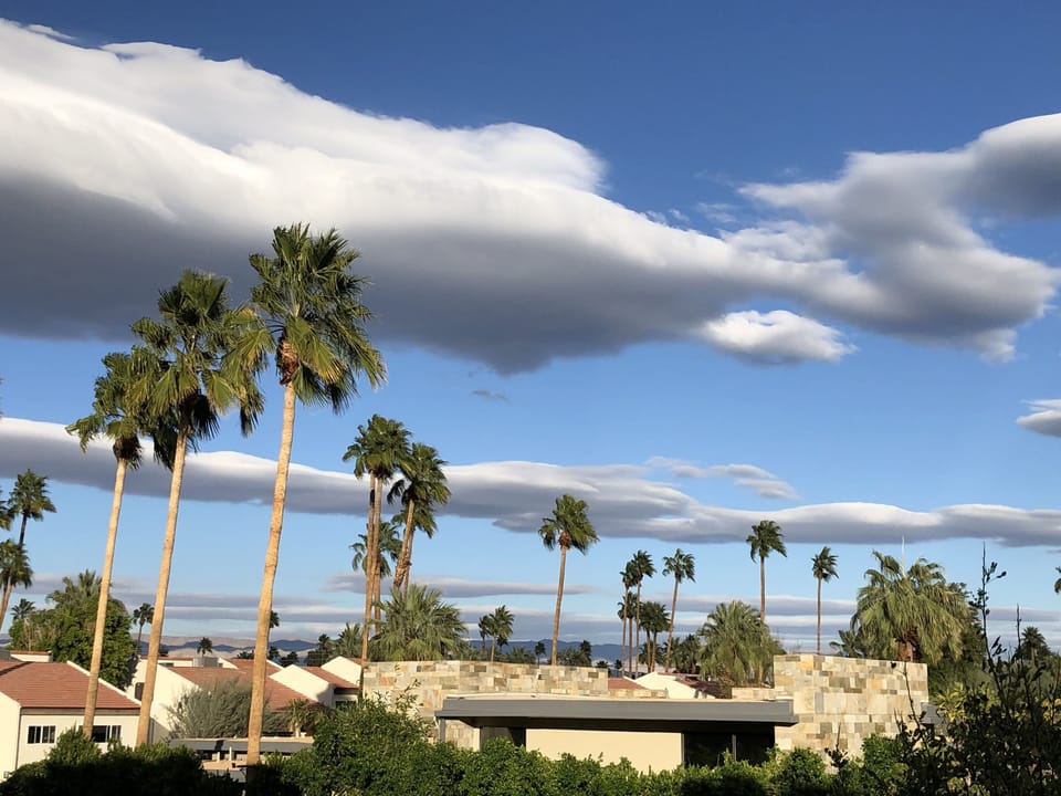 Beautiful views from the balcony