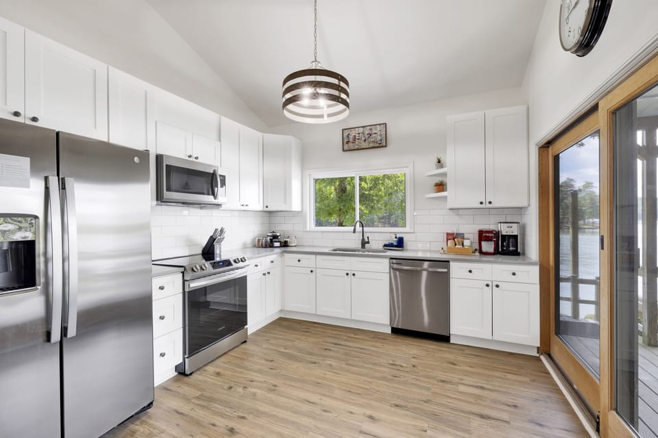 Fully stocked kitchen with all new appliances