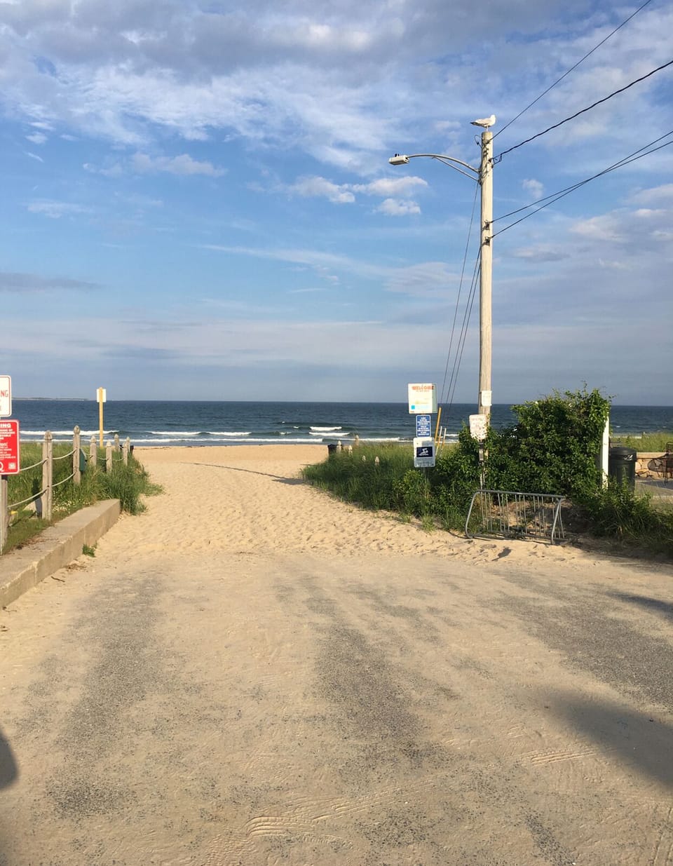 Beach access at the end of the street. Two houses away