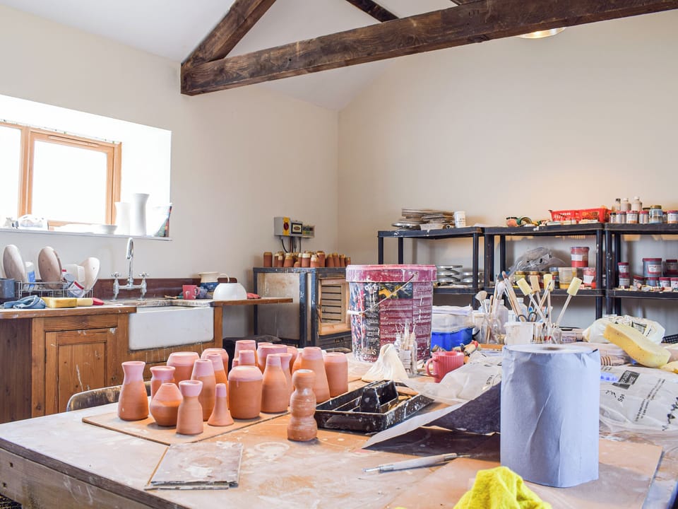Pottery studio | Wheelwright Cottage, Clunbury