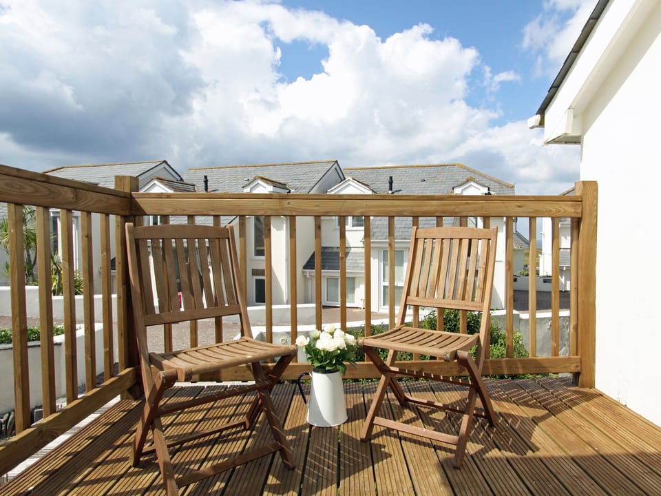 Relaxing private balcony | Watermark - Glendorgal, Newquay