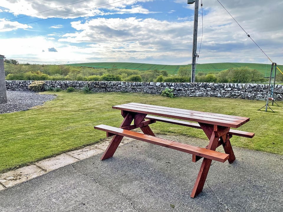 Sitting-out-area | Broughton - Galloway Farmstay, Newton Stewart