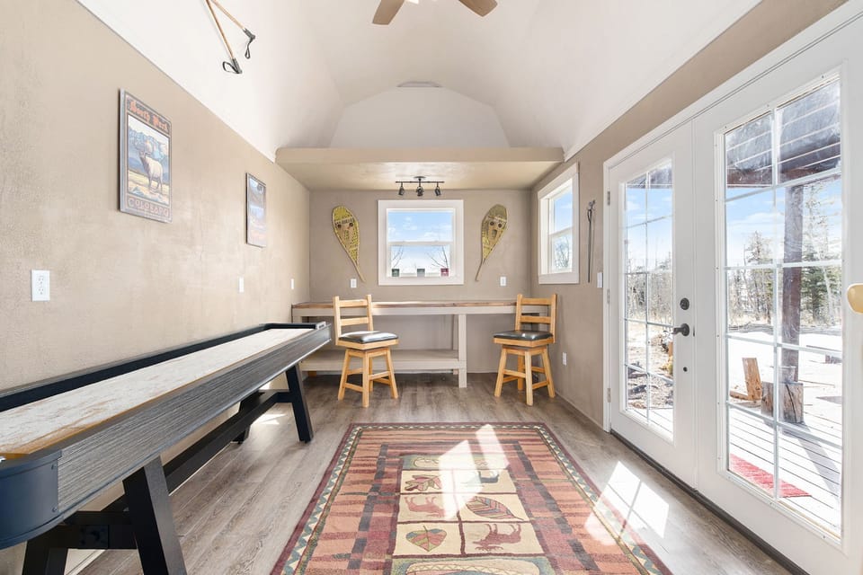 "The Barn" - the game room/hang out spot