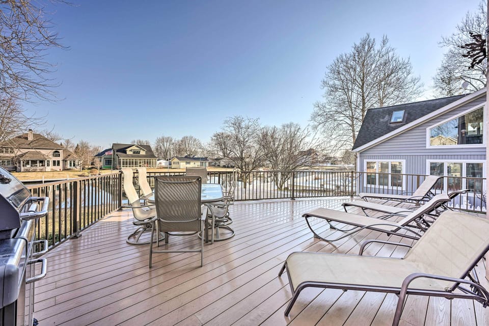 Deck | Lake Views | Gas Grill