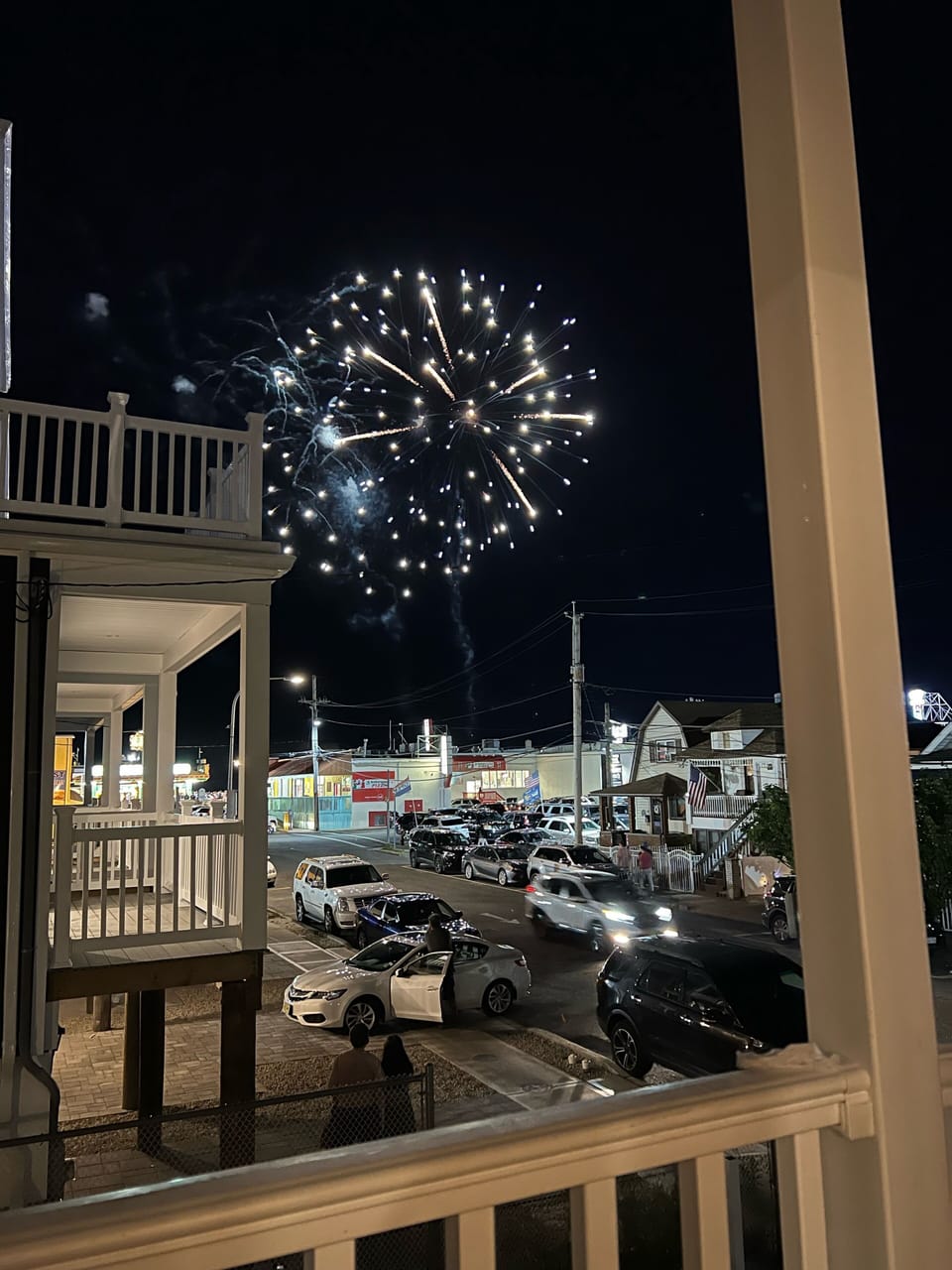 Seaside Heights fireworks from our patio!  Sit on our patio and enjoy the view!