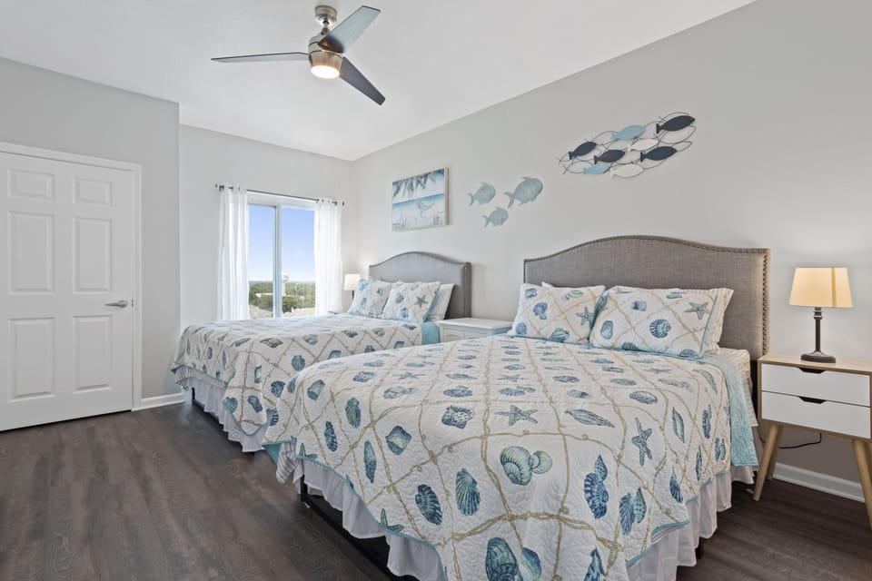 Bedroom #3 with 2 queen beds